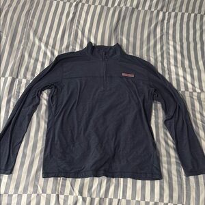 Vineyard Vines Blue Zip Up Sweater